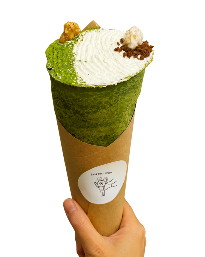  枯山水抹茶クレープ